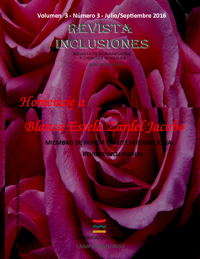 					Ver Vol. 3 Num 3 Julio-Septiembre 2016 Homenaje Blanca Estela Zardel Jacobo
				